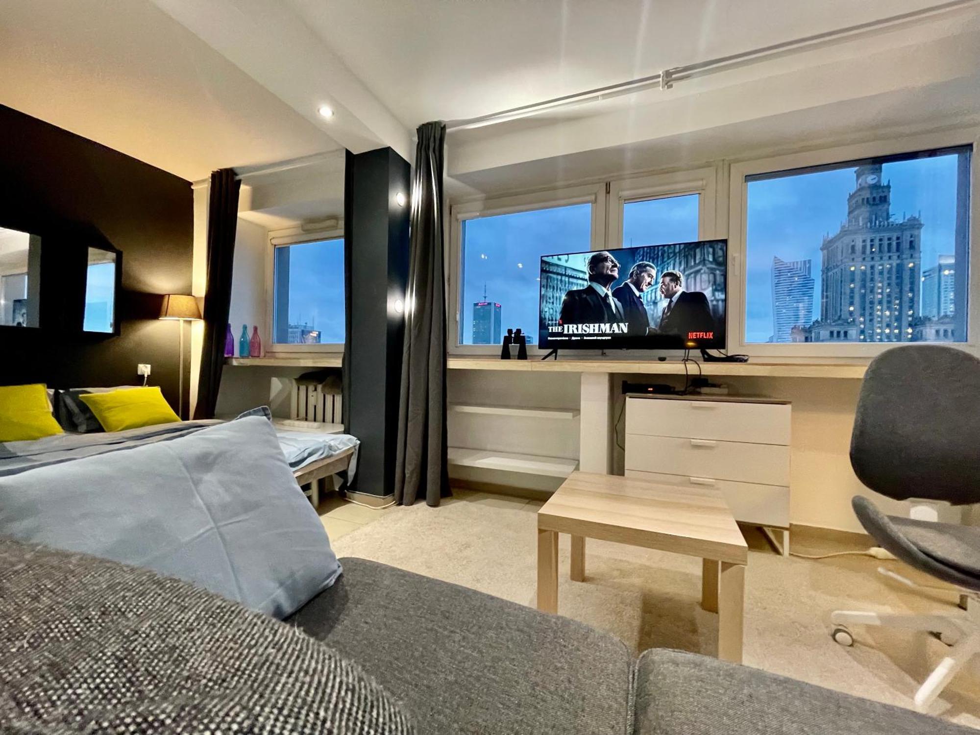 Sawa Apartment 2Xmetro Wifi 500 Mbs 50'Tv Netflix Hbo Appletv+ Varšava Exteriér fotografie